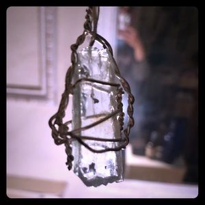 Wire wrapped sea glass